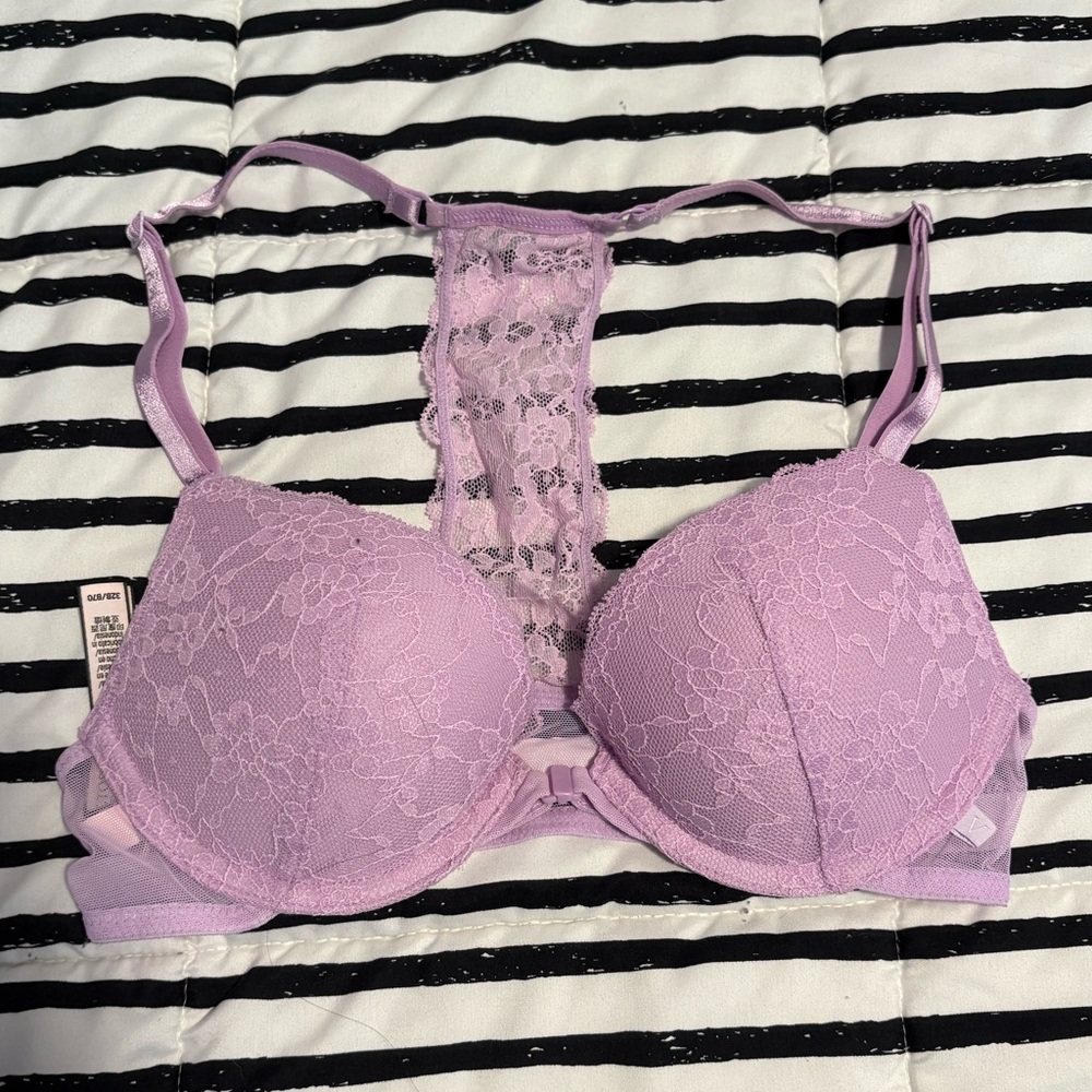 Victoria's Secret Lace Sexy Tee Front-Close Push-Up Bra
